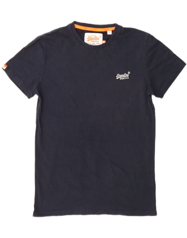 T-shirt da uomo Superdry Top in cotone blu navy medio