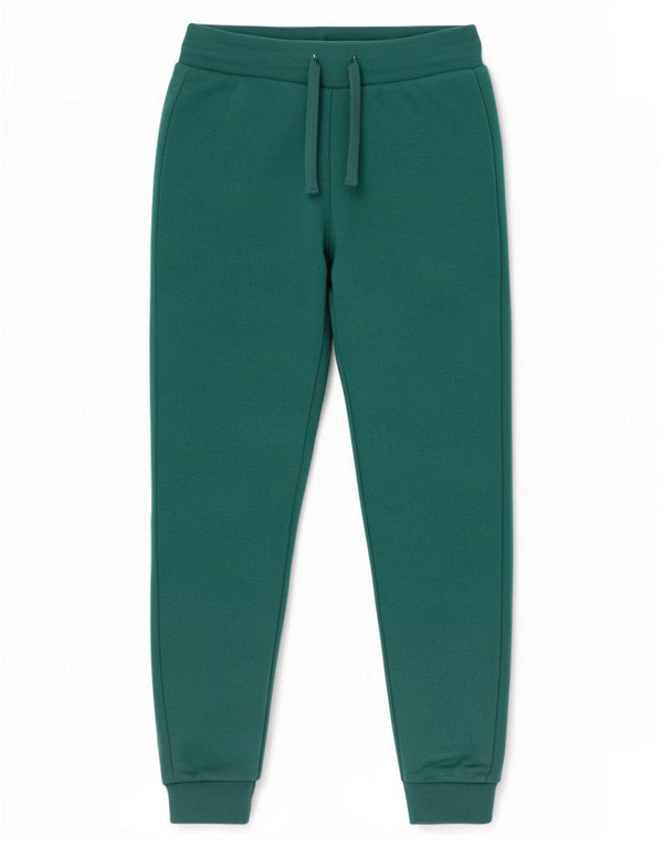 Pantaloni Tuta Bambina Benetton Joggers 10-11 Anni XL Cotone Verde