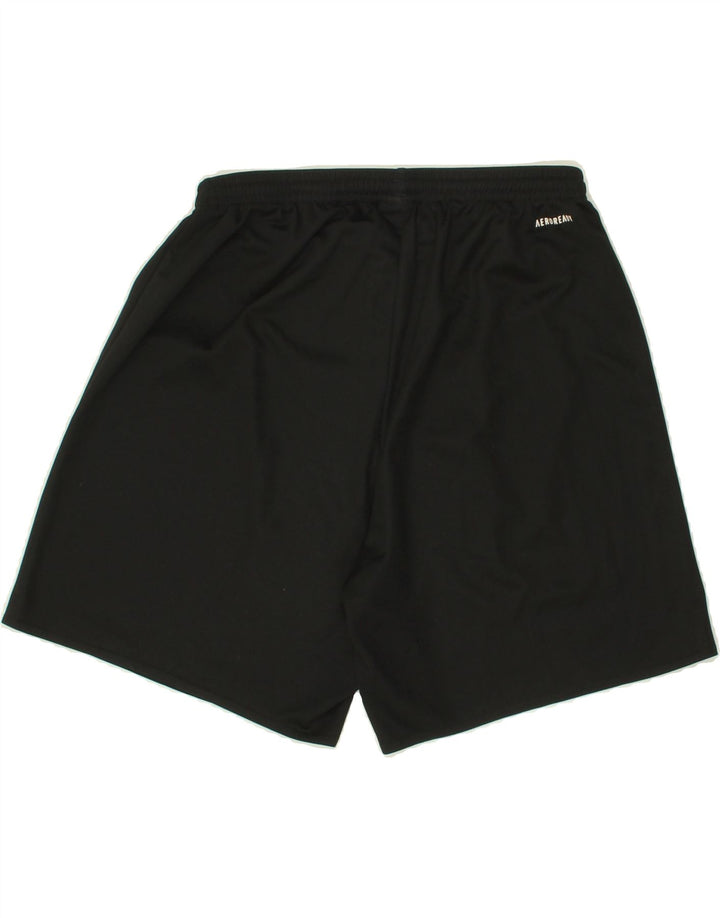 ADIDAS Mens Graphic Sport Shorts Medium  Black Polyester Vintage Adidas and Second-Hand Adidas from Messina Hembry 