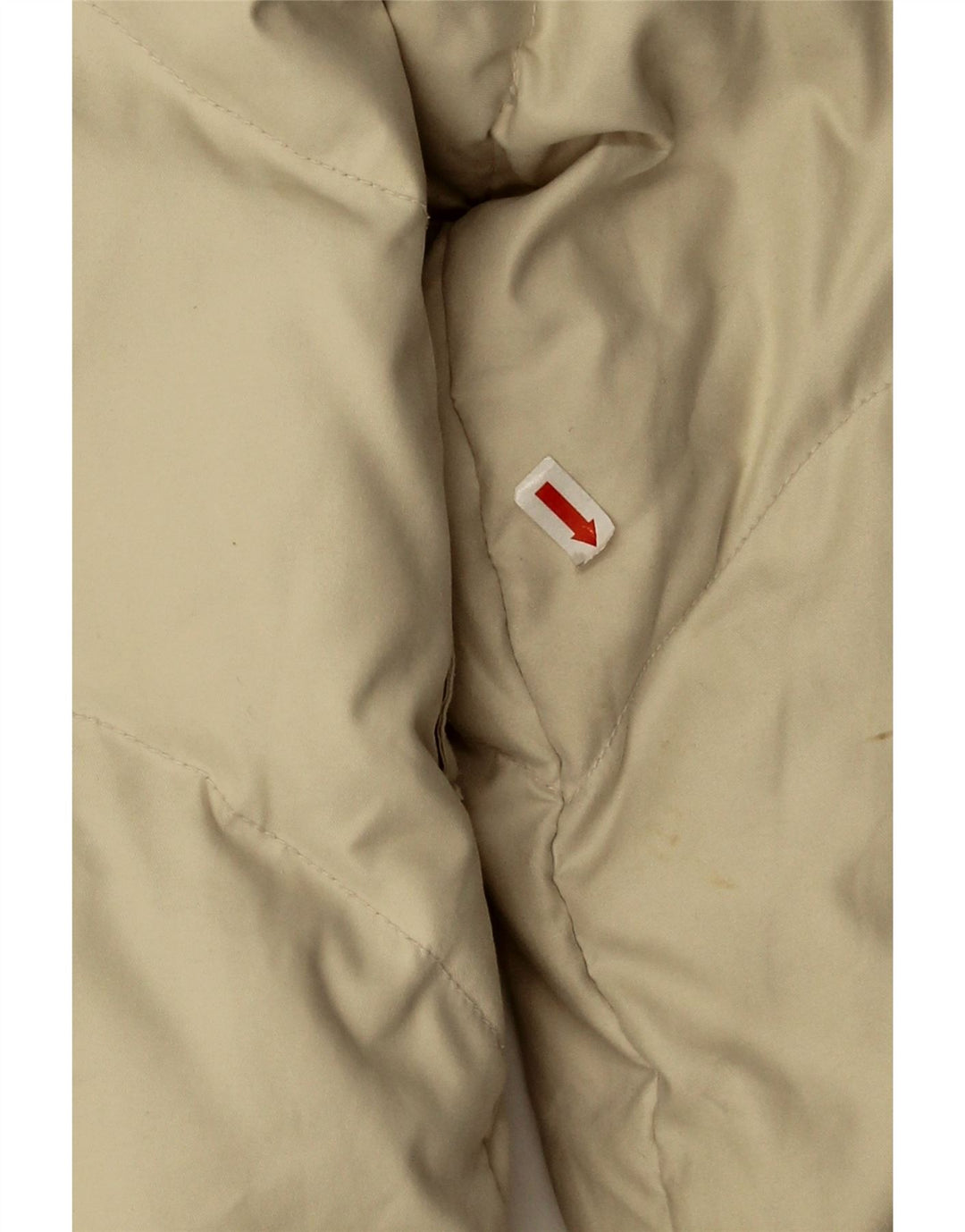 Diadora Girls Oversized Padded Jacket 9-10 Years Large Beige Polyester