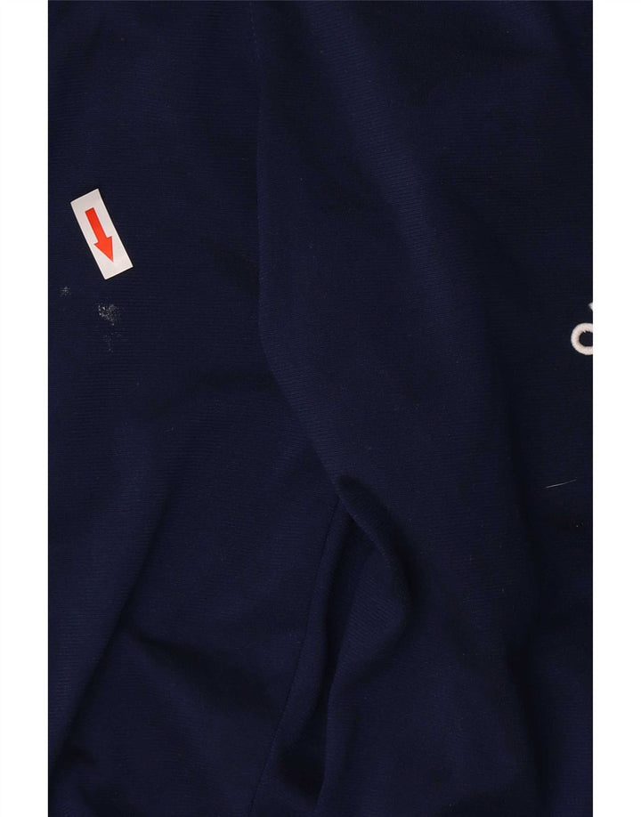 Pantaloni da tuta da uomo Adidas Small in poliestere blu navy