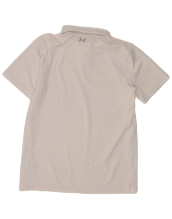 Polo da ragazzo Under Armour 13-14 anni XL poliestere bianco
