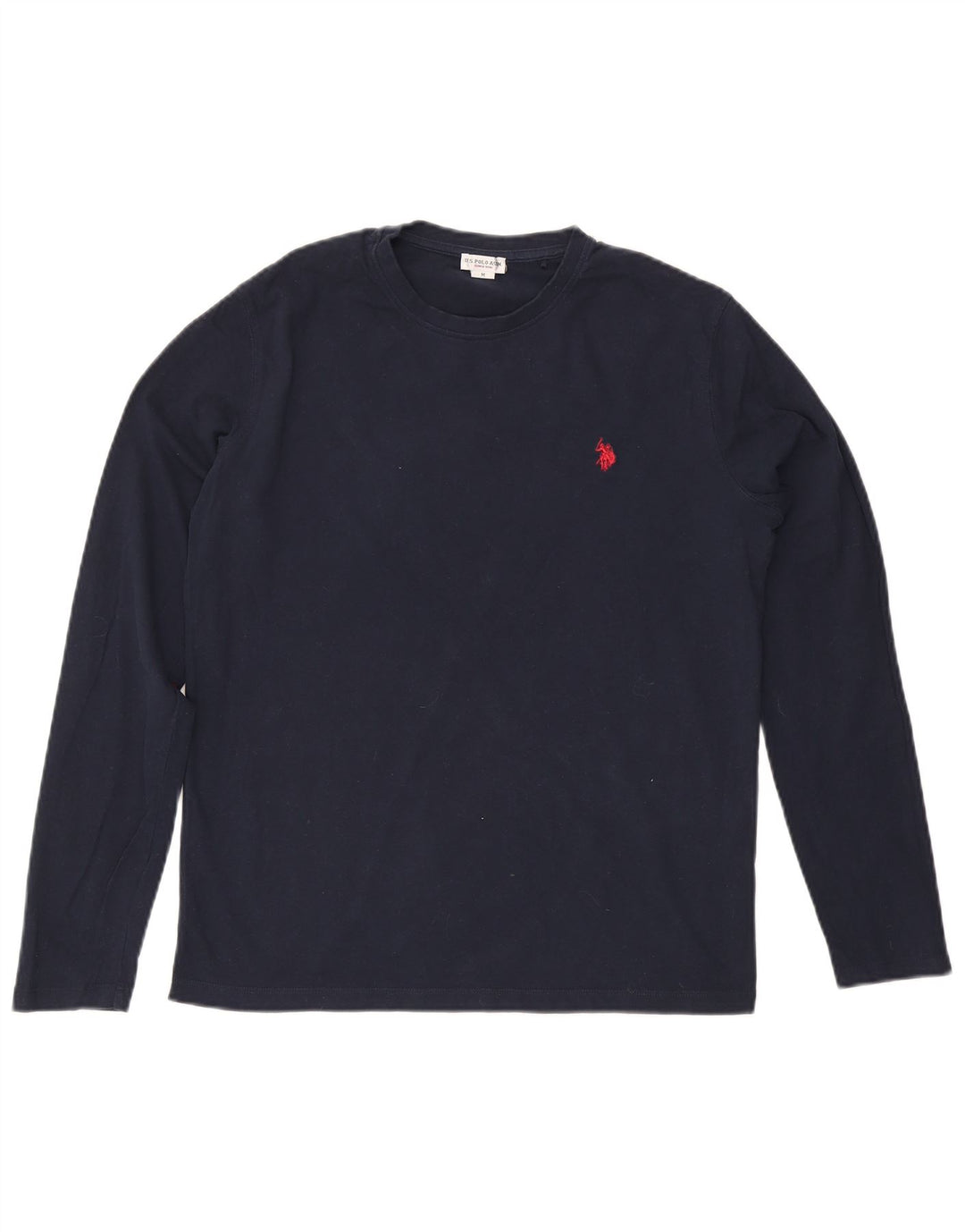 Polo Assn. degli Stati Uniti Top da uomo a maniche lunghe in cotone blu navy medio