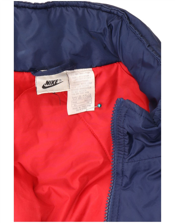 Giacca a vento da uomo Nike UK 42 XL nylon blu navy