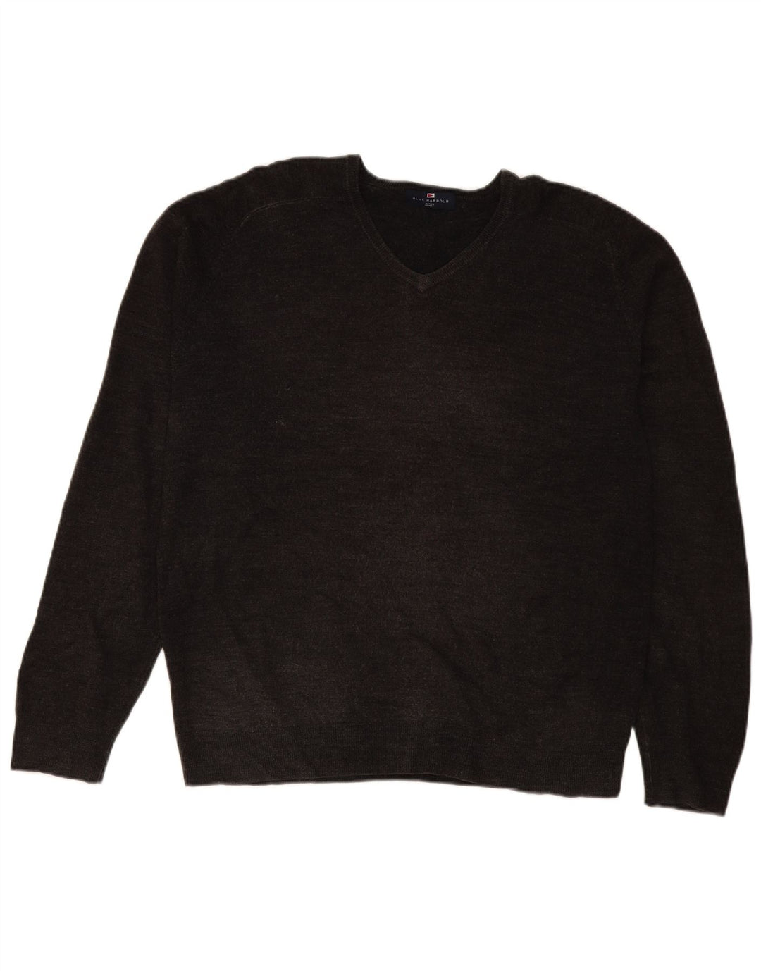 Maglione da uomo con scollo a V Marks & Spencer grande acrilico grigio