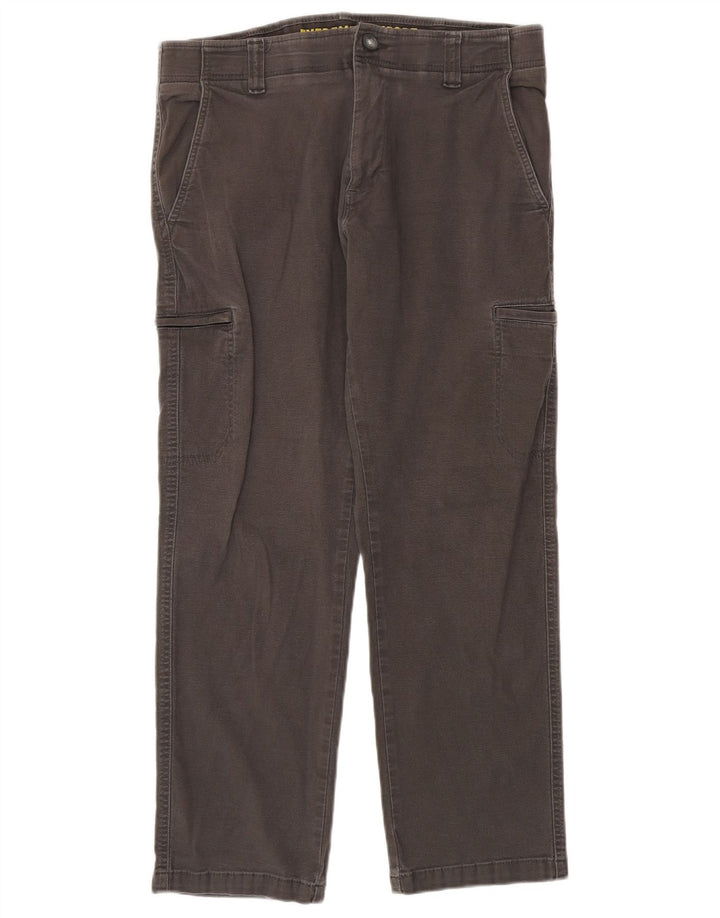 Pantaloni cargo dritti da uomo LEE W33 L30 in cotone grigio