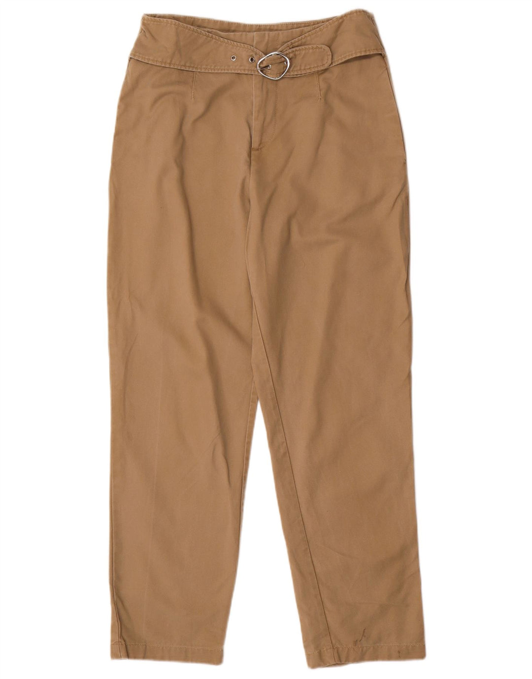 ZARA Womens Tapered Casual Trousers Medium W28 L28 Beige Cotton