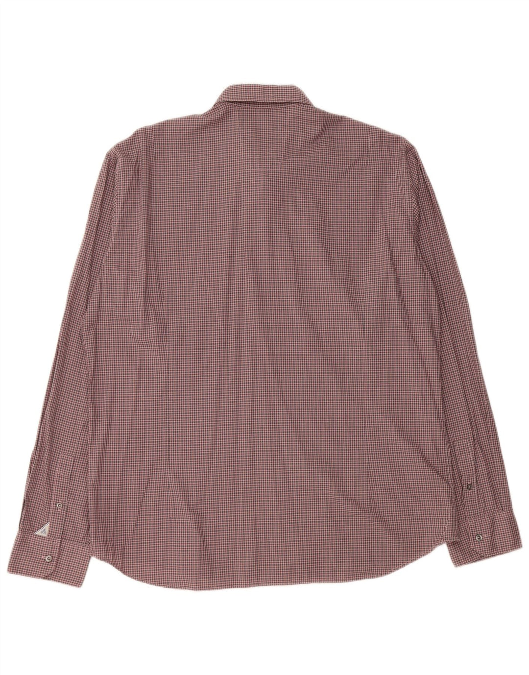 Camicia da uomo JOOP XL in cotone a quadri rosa