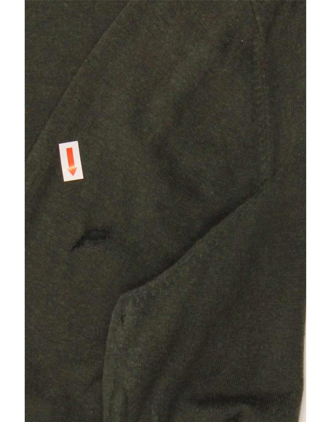 MASSIMO DUTTI Maglione da uomo girocollo grande cotone kaki