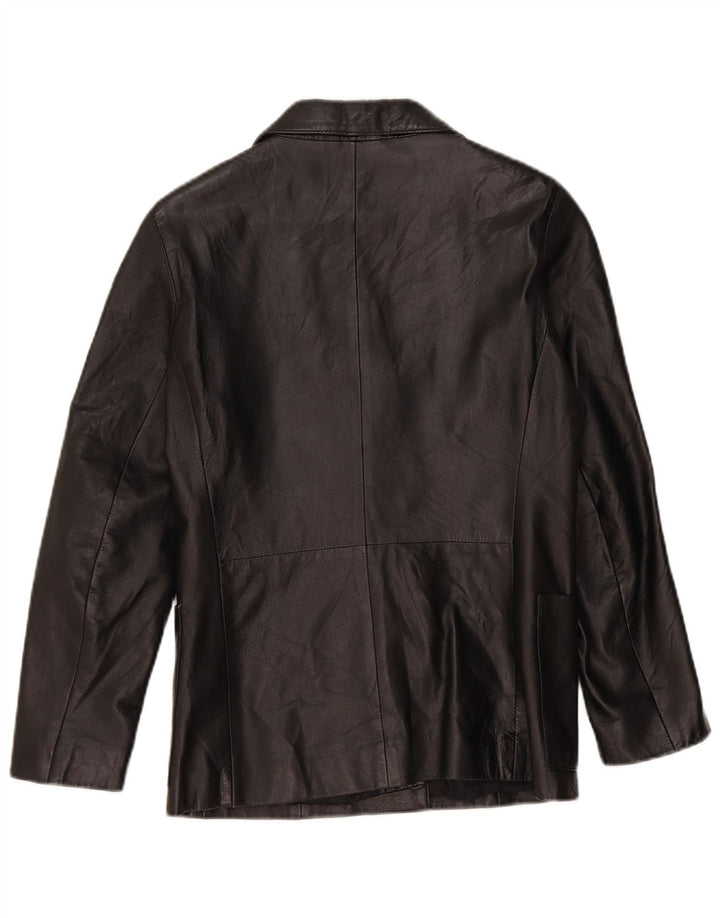 Giacca in pelle da donna Jet Plane IT 44 media nera