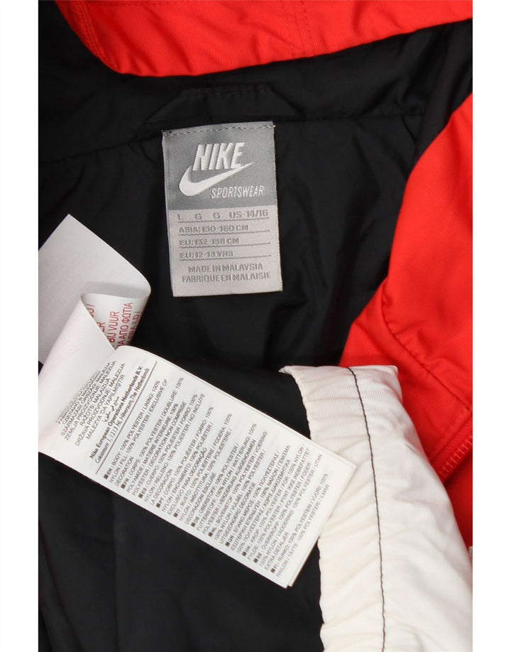 Giacca antipioggia con cappuccio Nike da ragazzo 12-13 anni Large multicolore Colourblock