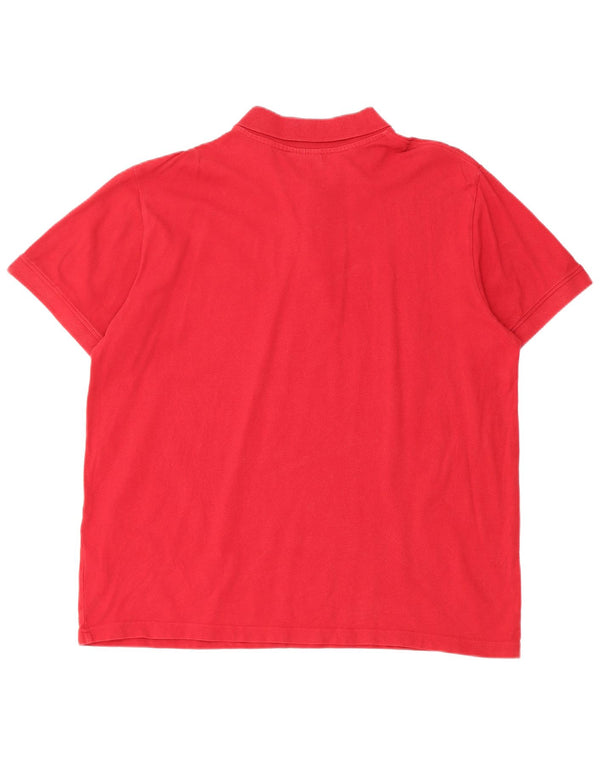 Polo KAPPA da uomo XL in cotone rosso