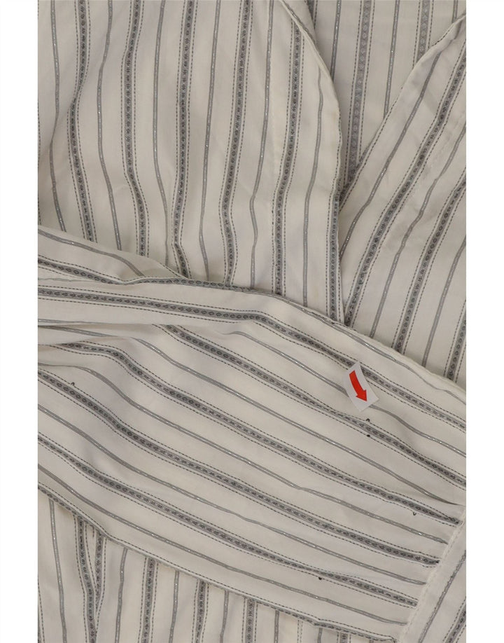 Maglia pullover da donna ZARA piccola a righe bianche