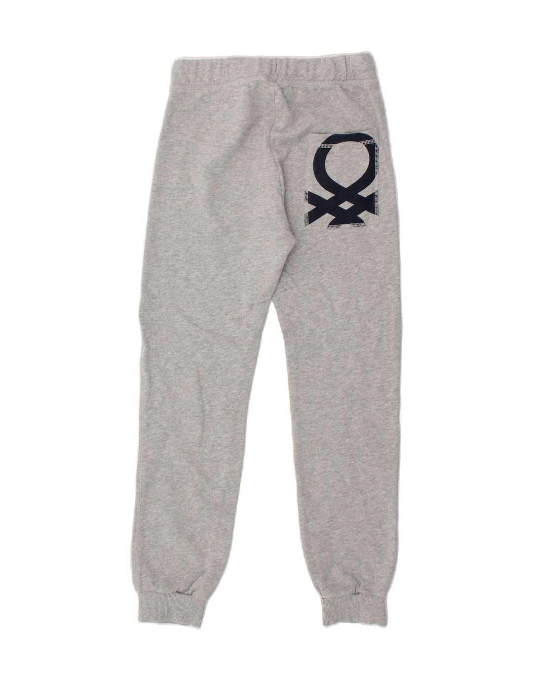 BENETTON Boys Graphic Tracksuit Trousers Joggers 13-14 Years Grey Vintage Benetton and Second-Hand Benetton from Messina Hembry 