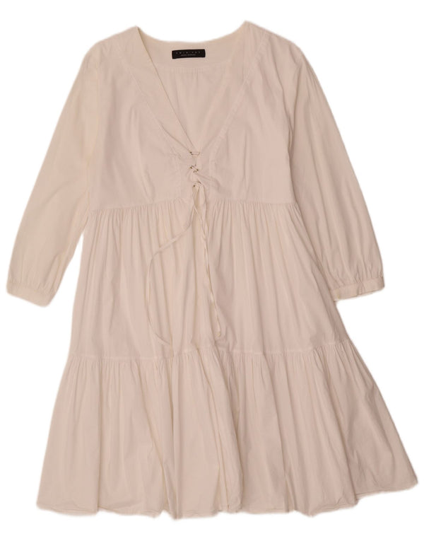 Abito a strati con maniche a 3/4 Twin-Set da donna Simona Barbieri UK 12 Medio Bianco