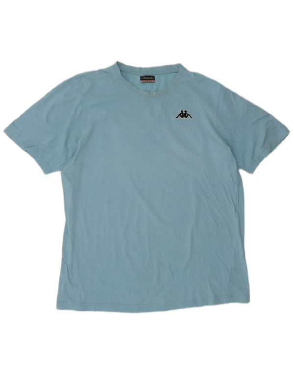 T-shirt uomo Kappa Top Large Blu in cotone