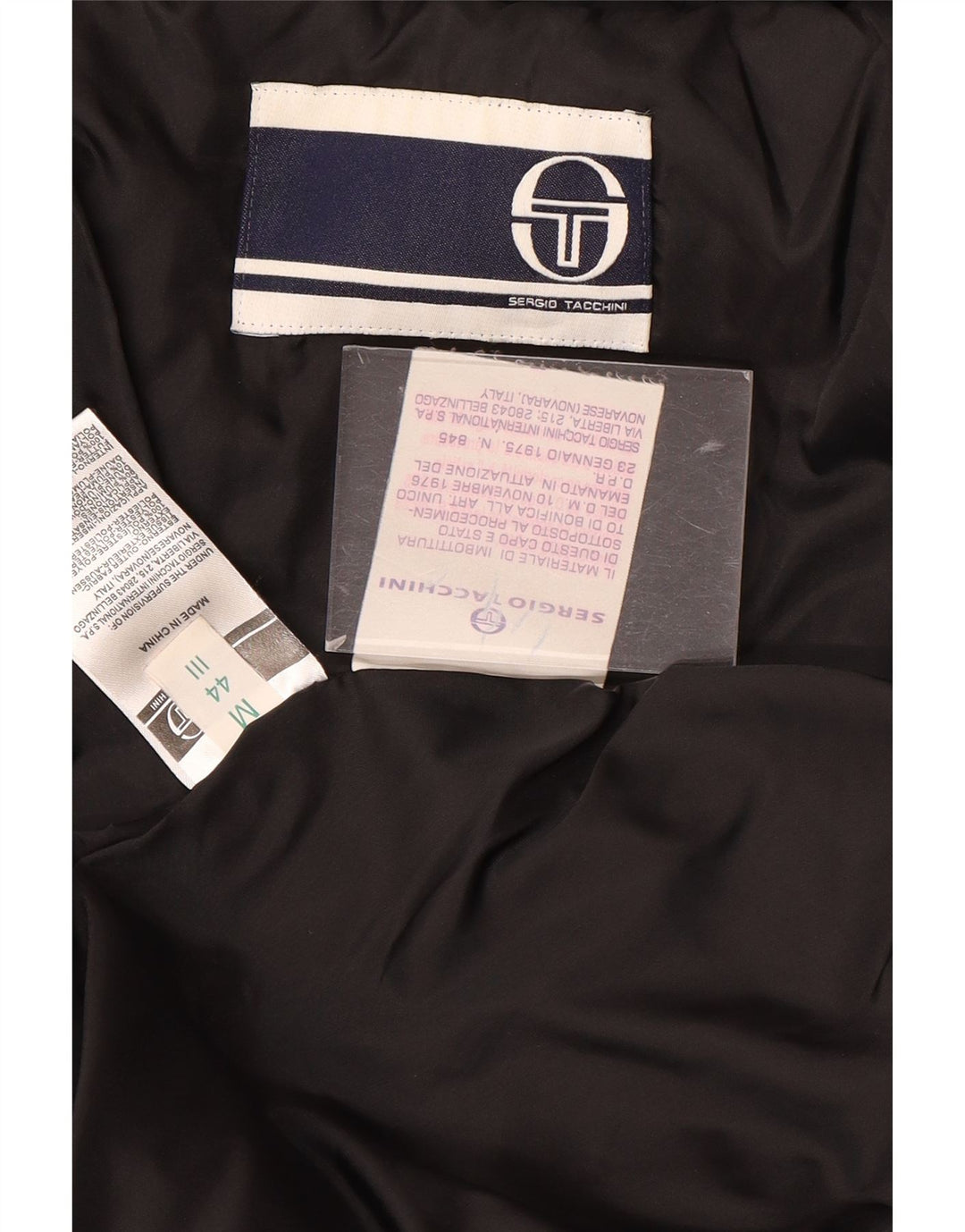 Giubbotto Imbottito con Cappuccio Donna Sergio Tacchini IT 44 Medium Nero Poliestere