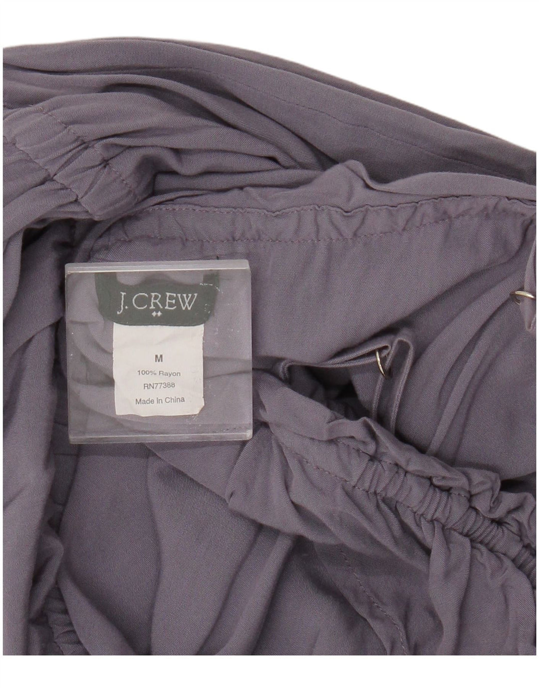 J. Crew Vestito estivo da donna UK 12 Rayon viola medio