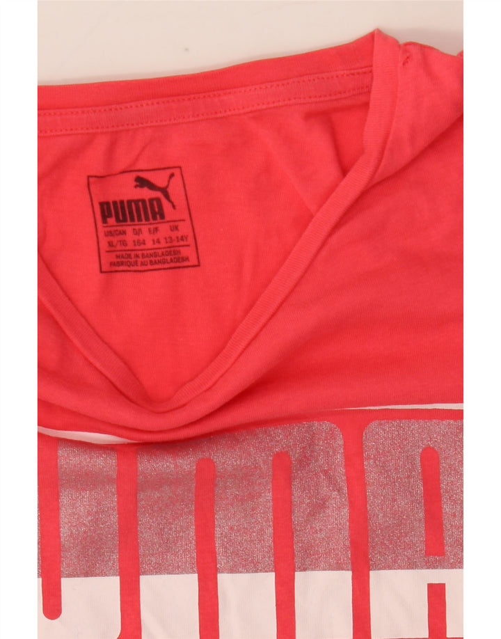 Maglietta grafica per ragazze Puma 13-14 anni Rosa