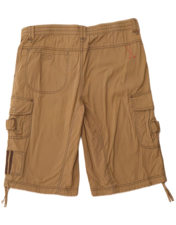 Pantaloncini cargo da uomo ADIDAS grandi W36 cotone kaki