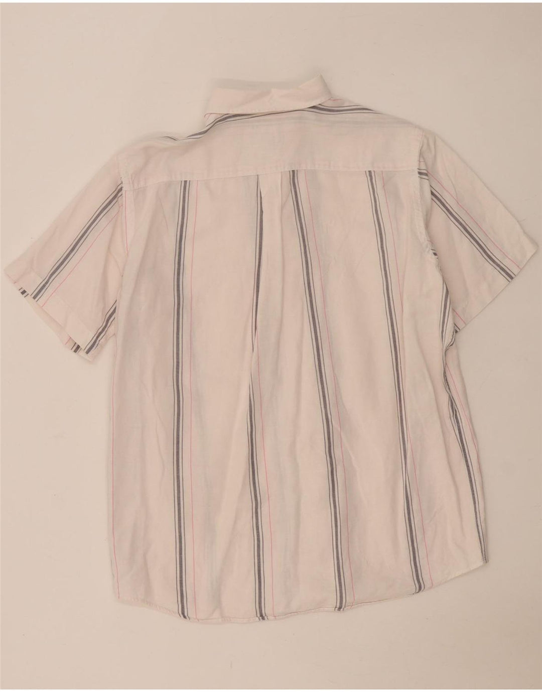Camicia a maniche corte da uomo Murphy & Nye XL a righe bianche