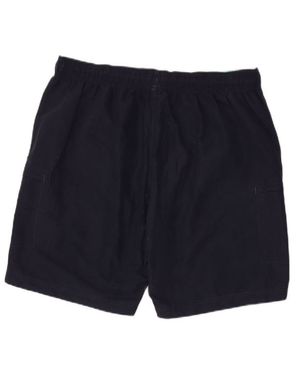 Pantaloncini da bagno da uomo Marks & Spencer grandi in poliestere blu navy