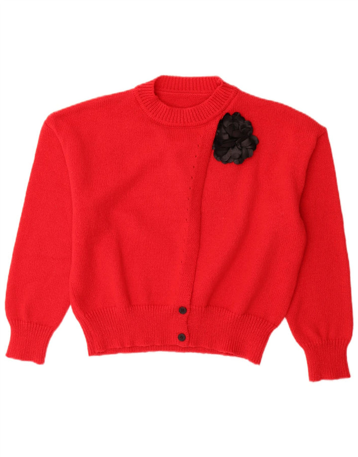 Maglione maglione da donna Shein UK 14 Poliestere rosso medio