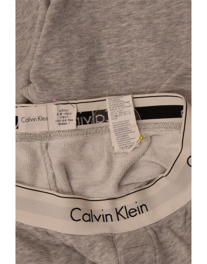 Pantaloncini sportivi grafici da uomo Calvin Klein piccoli in cotone grigio