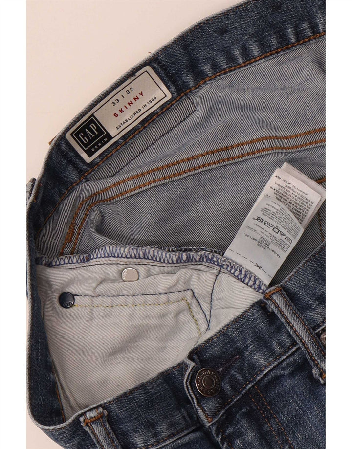 Jeans skinny da uomo Gap W33 L32 in cotone blu