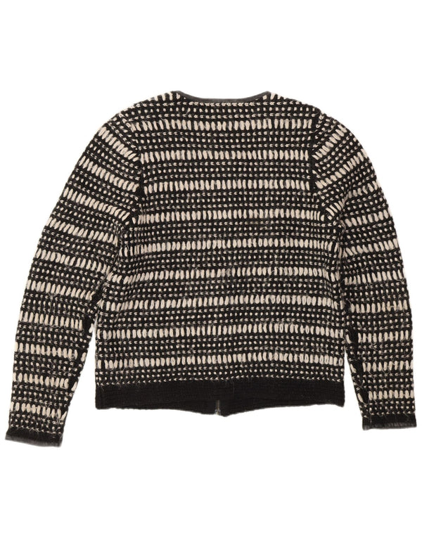 Maglione cardigan autografo da donna Marks & Spencer UK 14 medio nero