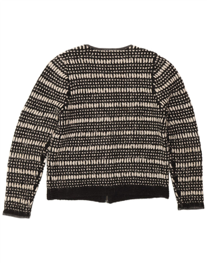 Maglione cardigan autografo da donna Marks & Spencer UK 14 medio nero