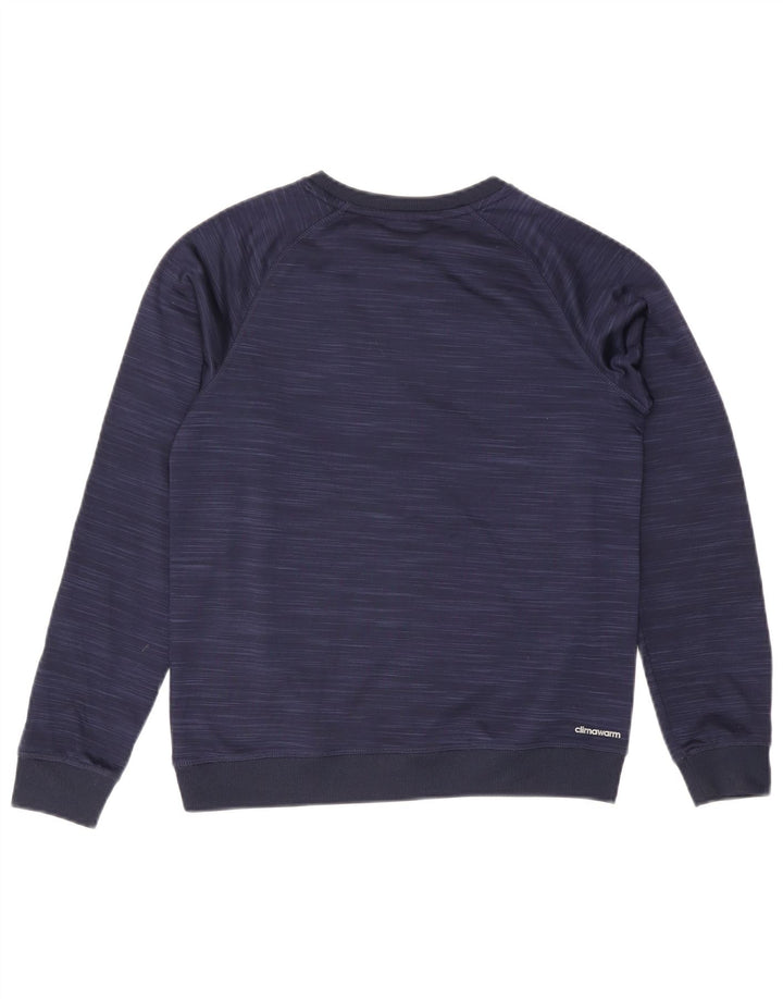 Felpa Adidas Ragazzi Maglione 14-15 anni Large Blu Navy