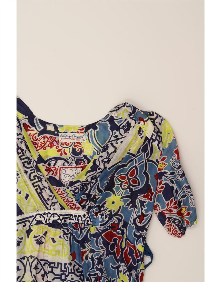 REPLAY Womens Basic Dress UK 10 Small Multicoloured Floral Vintage Replay and Second-Hand Replay from Messina Hembry 