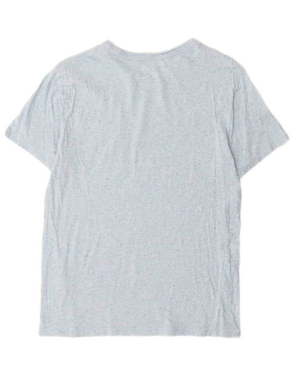 T-shirt da uomo J. Crew Top in cotone chiazzato blu piccolo