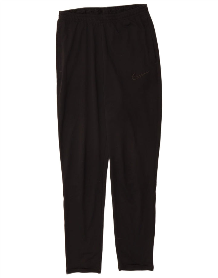 Pantaloni da tuta Nike Dri Fit da uomo piccoli in poliestere nero