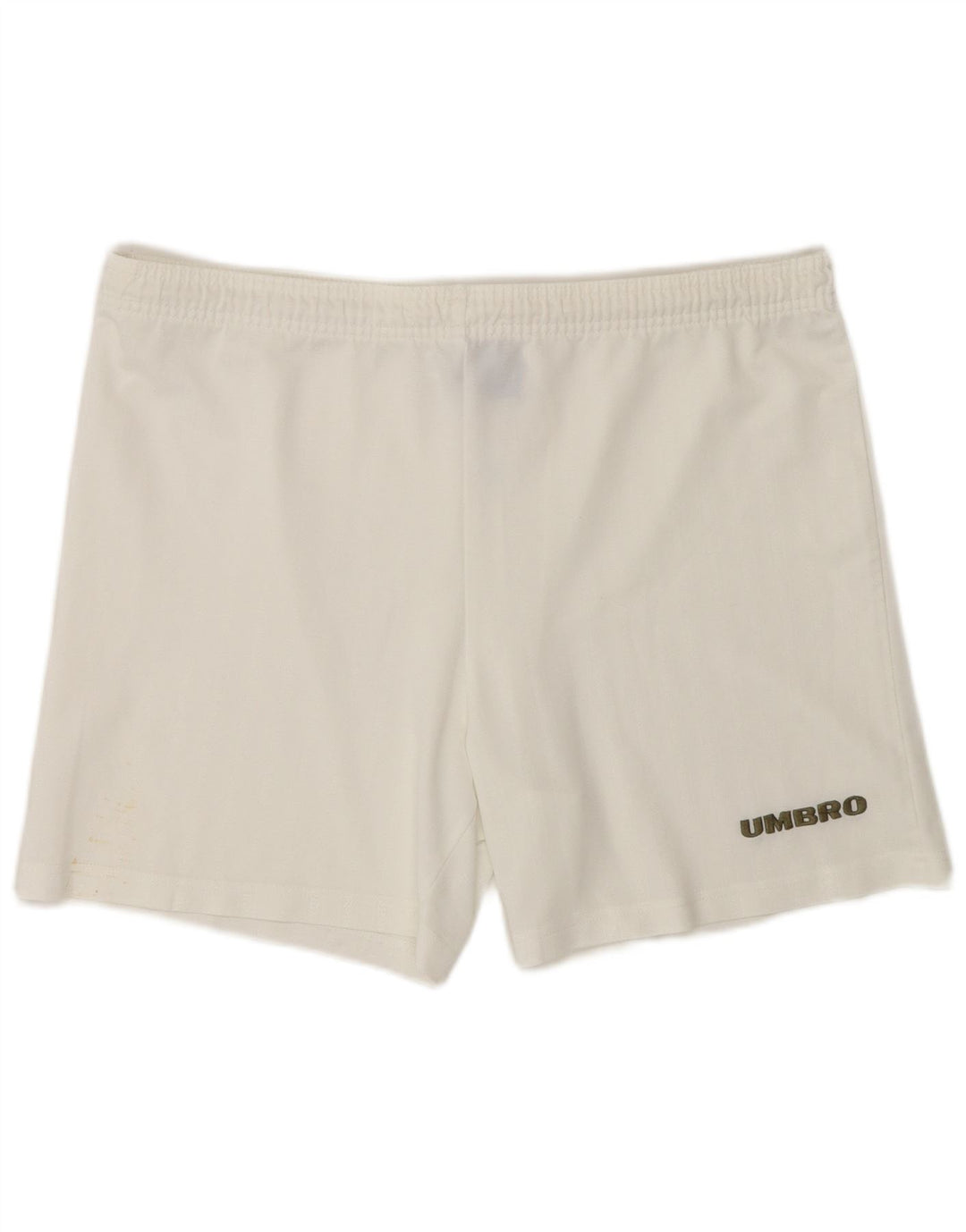Pantaloncini sportivi da uomo Umbro grandi in poliestere bianco