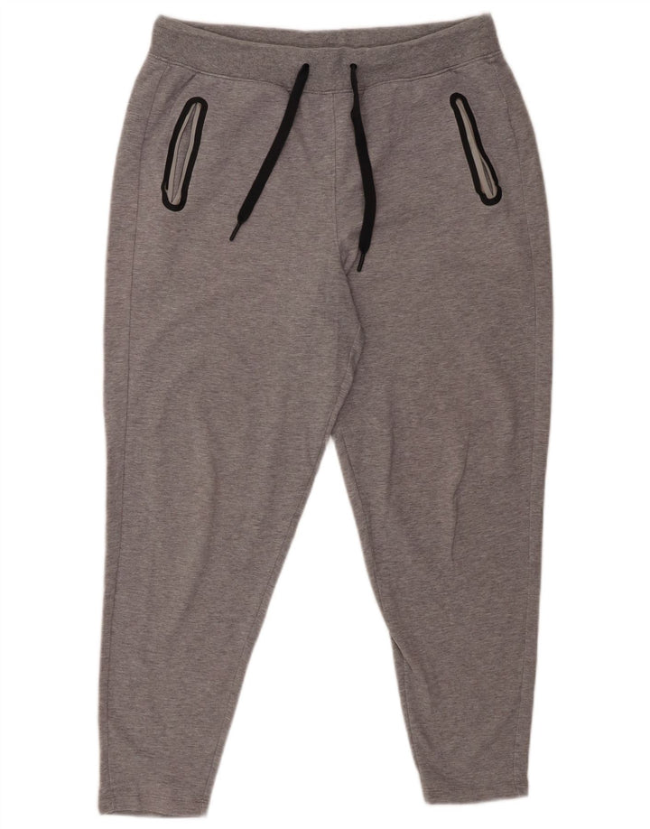 Pantaloni da tuta corti Marks & Spencer da donna UK 12 Cotone grigio medio