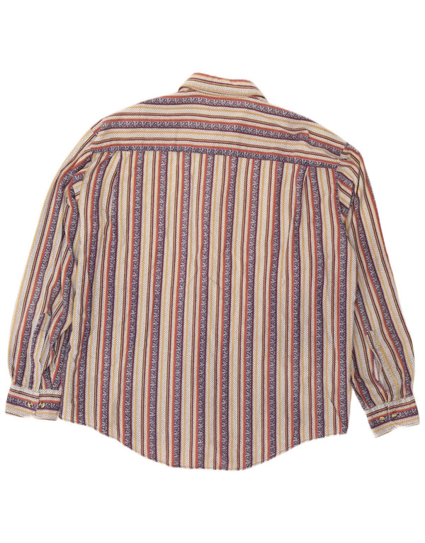 Camicia da uomo HENRY MORELL taglia 43/44 XL a righe multicolore