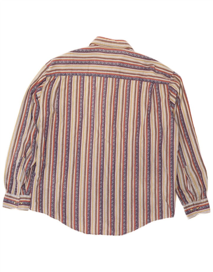 Camicia da uomo HENRY MORELL taglia 43/44 XL a righe multicolore