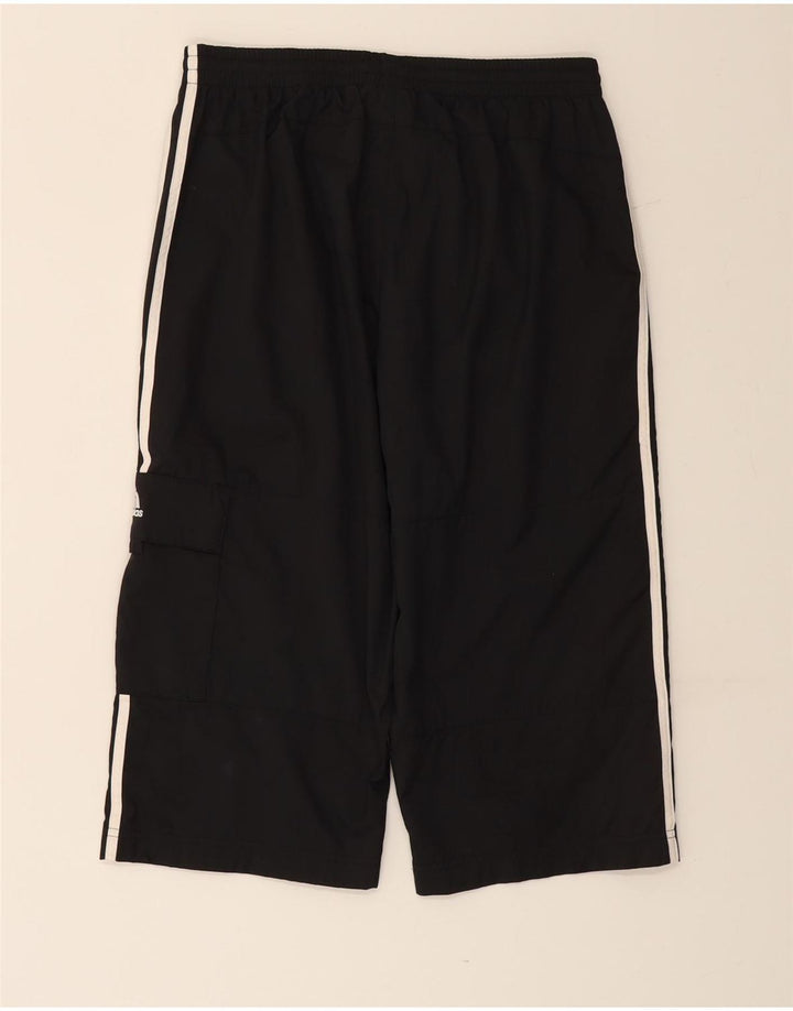Pantaloncini sportivi Bermuda da uomo ADIDAS medio nero in poliestere