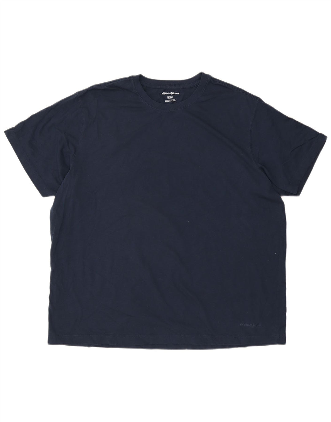 T-shirt da uomo EDDIE BAUER Top 2XL cotone blu navy