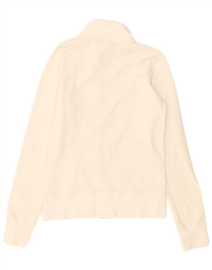 Giacca da ginnastica da donna Calvin Klein Jeans UK 12 media bianco sporco