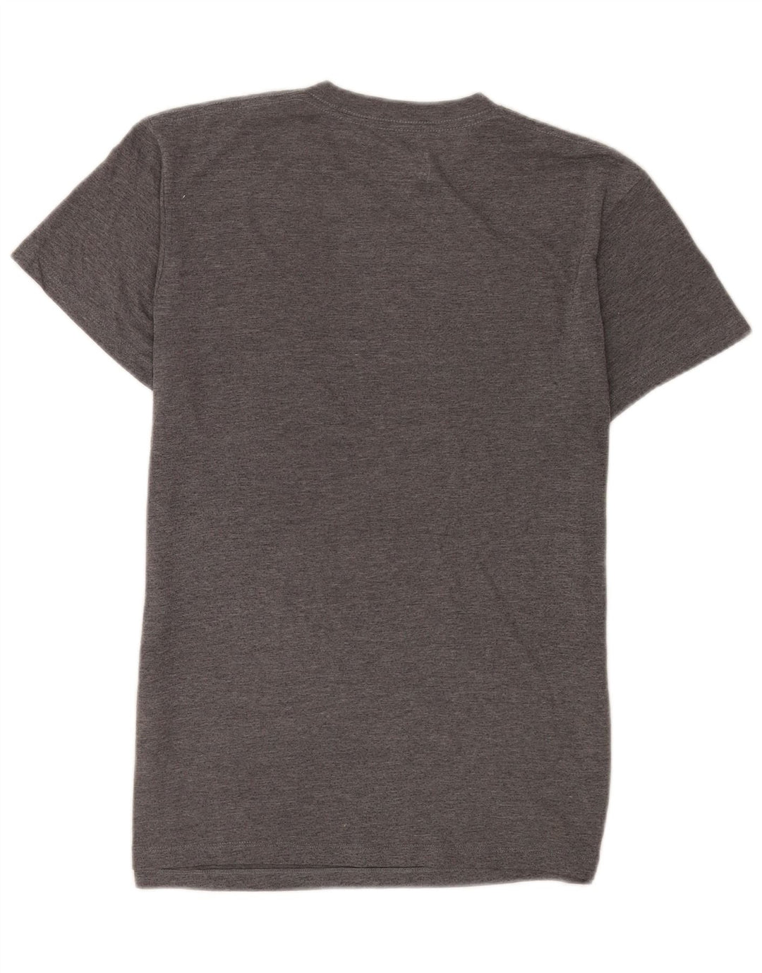 T-shirt da uomo su misura di Vans, top in cotone chiazzato grigio medio