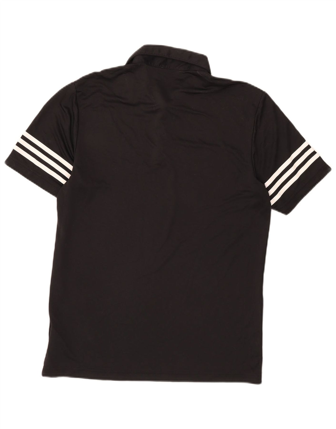 Polo Adidas da uomo piccola in poliestere nero