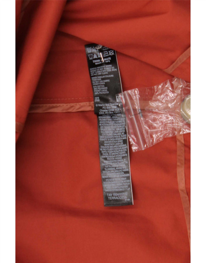 Soprabito da donna Marks & Spencer UK 12 cotone marrone medio