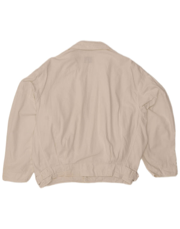 Rifle Giubbotto bomber da uomo UK 42 XL Bianco