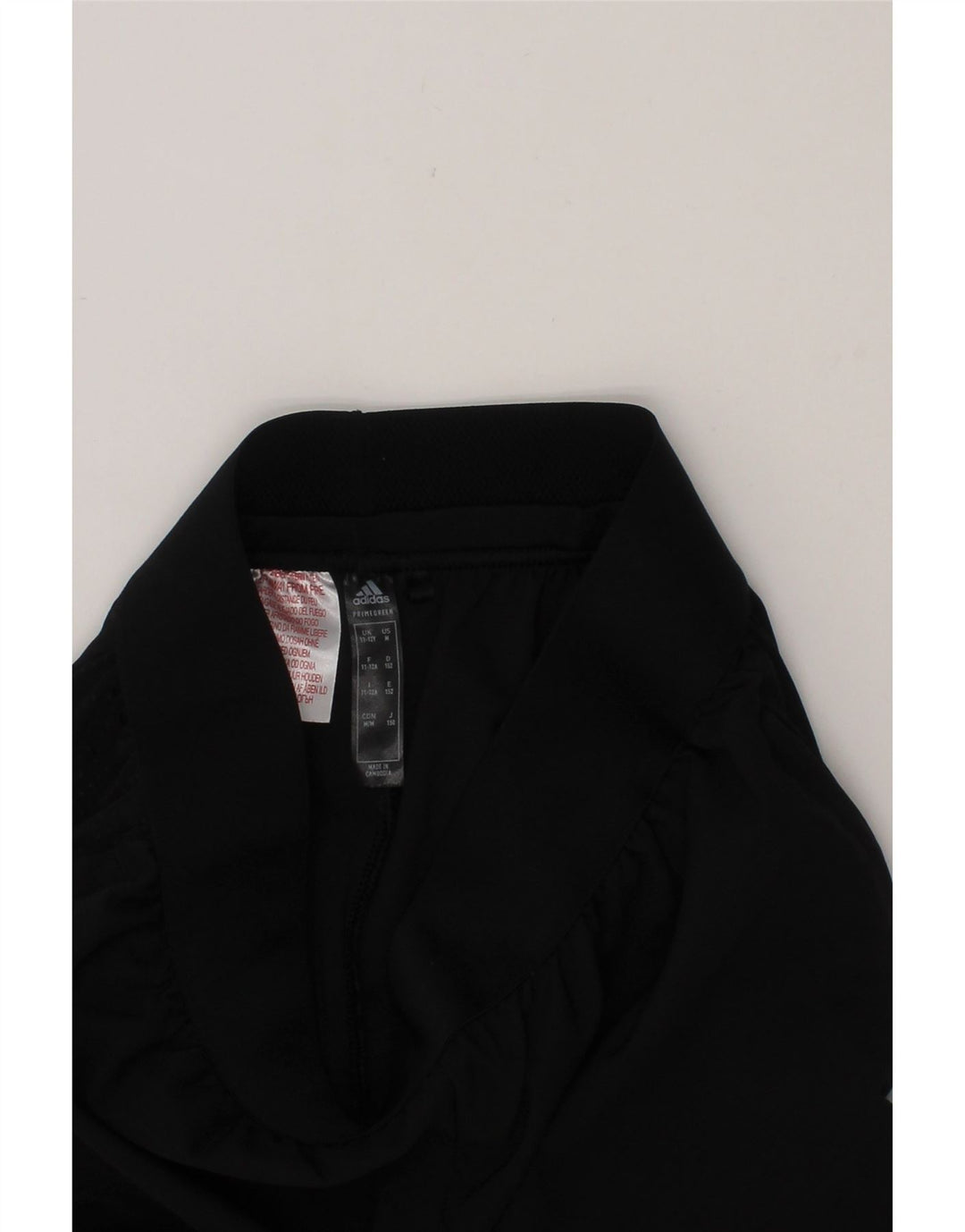 ADIDAS Girls Sport Shorts 11-12 Years  Black Polyester Vintage Adidas and Second-Hand Adidas from Messina Hembry 