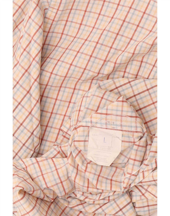 Camicia Uomo Sergio Tacchini Large In Cotone A Quadri Multicolori