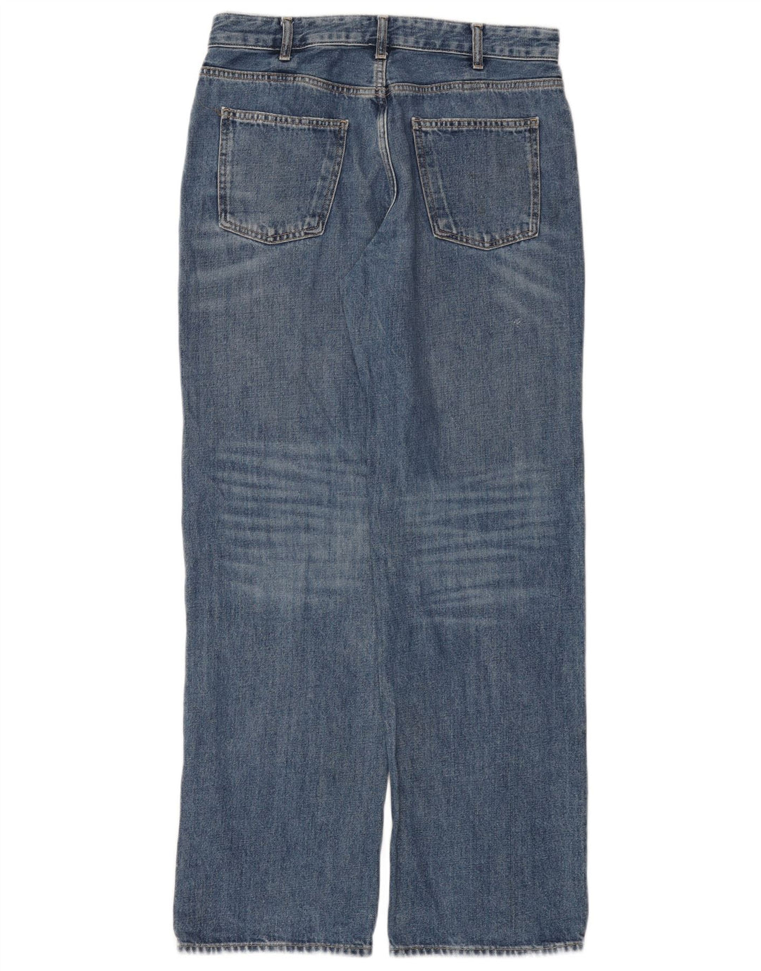 Jeans dritti da donna Zara EU 42 Large W32 L31 cotone blu