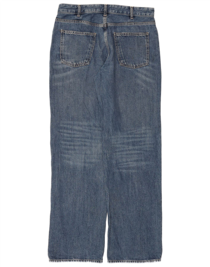 Jeans dritti da donna Zara EU 42 Large W32 L31 cotone blu